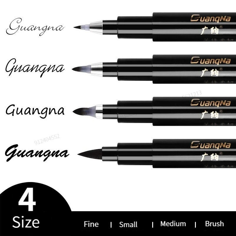 Copic Marker Sketch - 4Pcs/Set Calligraphy Pen Hand Lettering Art