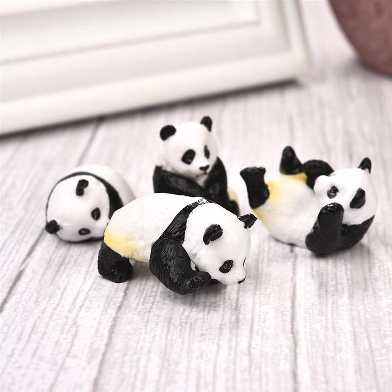 Terrarium Moss Art - 4pcs/Set Cute Panda Moss Micro Landscape