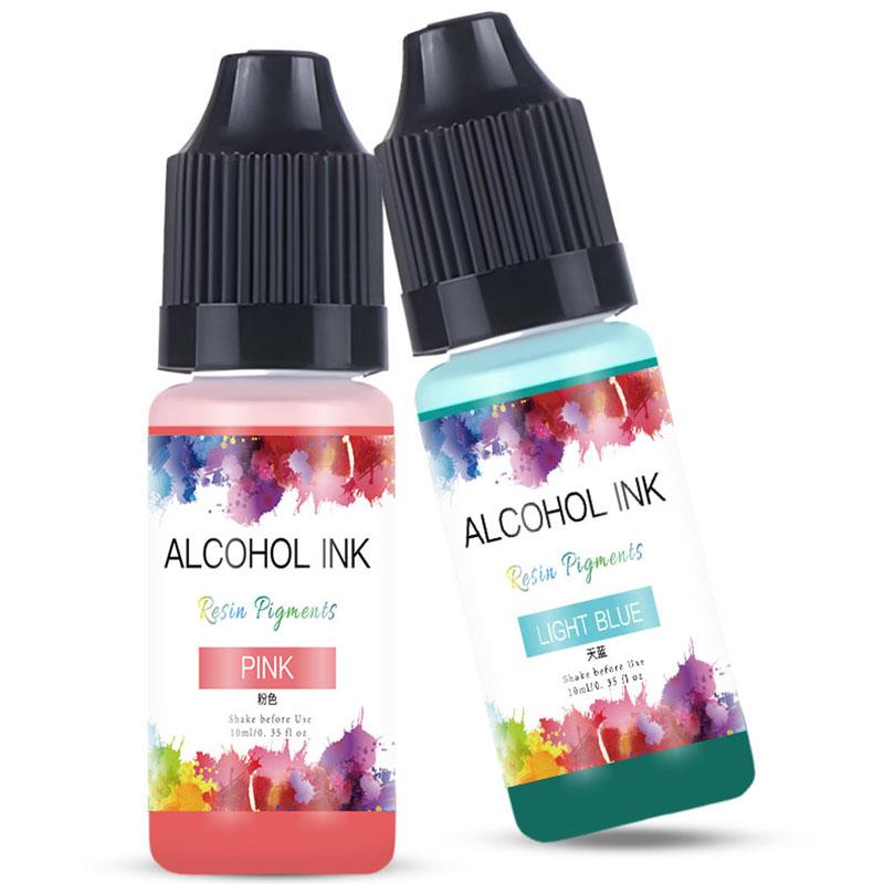10ml/Bottle 22Colors Alcohol I - đánh giá và giá Resin Dye Alcohol