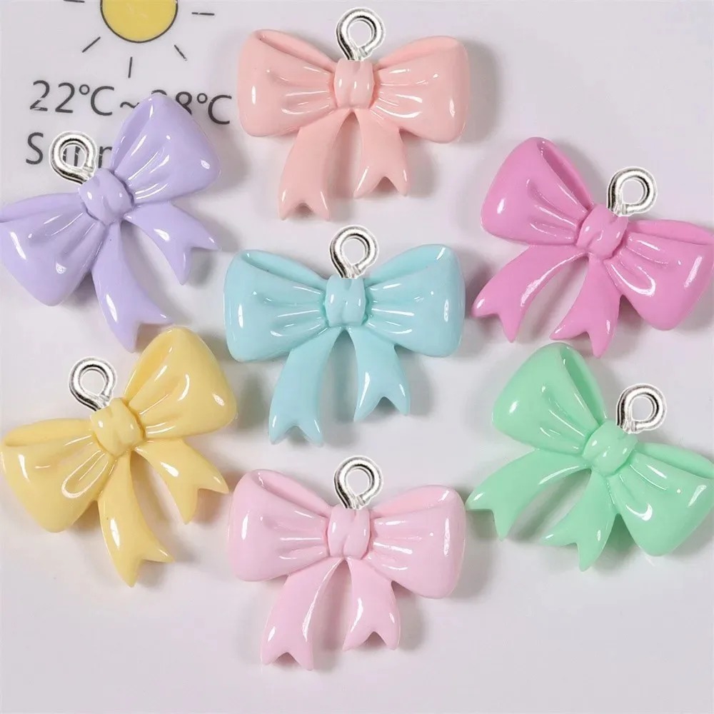 10 Pieces Candy Color Bow Resi - đánh giá và giá Resin Craft Projects