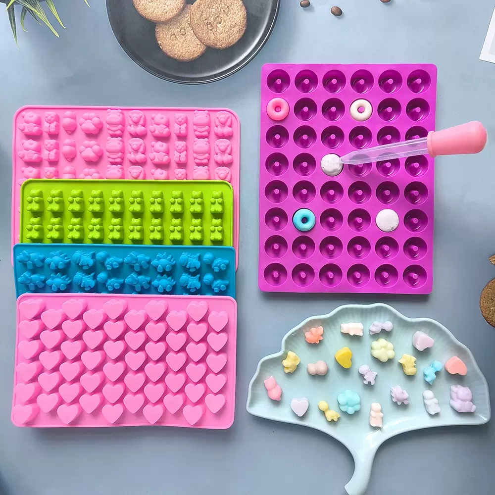 7Pcs Candy Silicone Moulds wit - đánh giá và giá Silicone Mold Tray