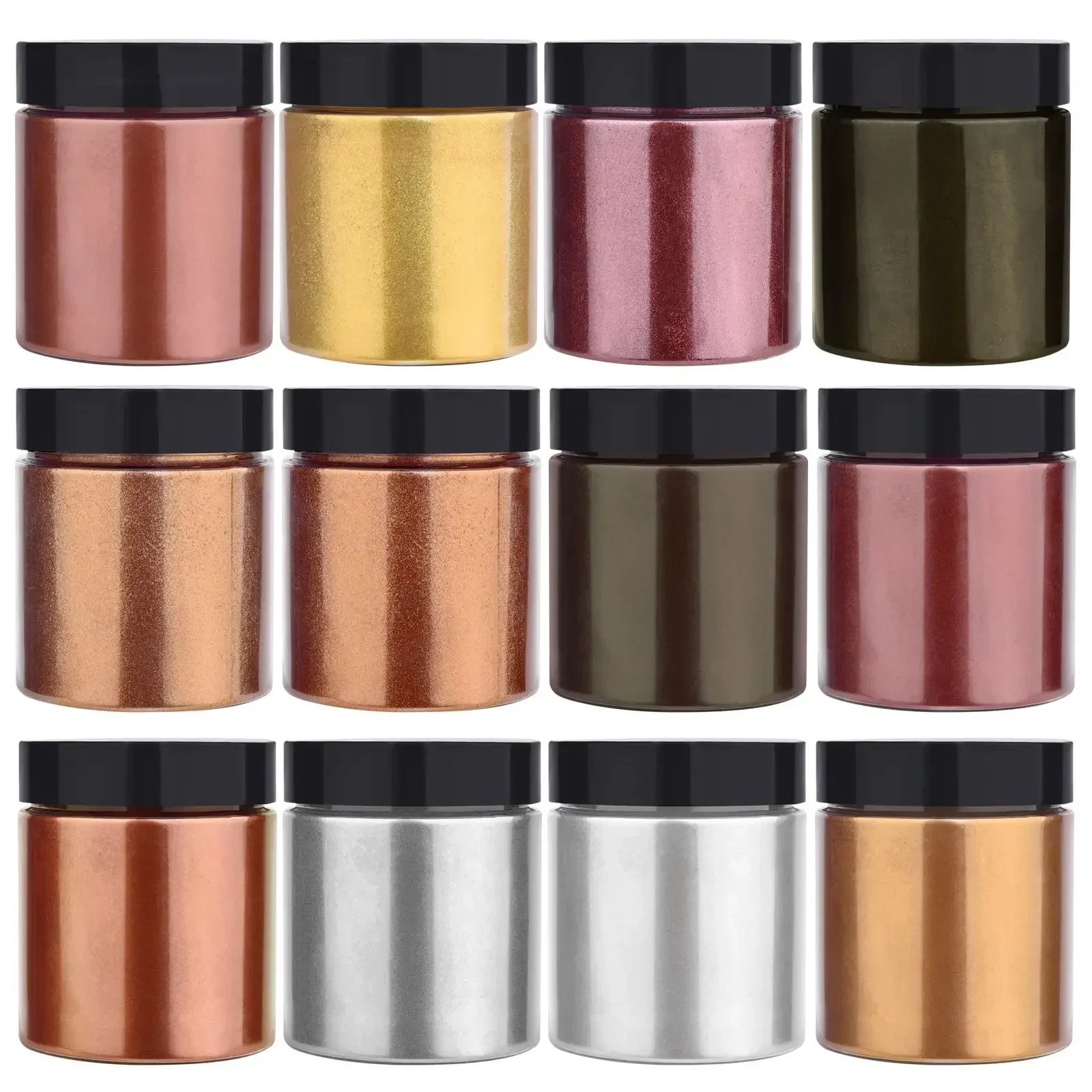 50g/Bottle Metallic Glitter Po - đánh giá và giá Resin Pigment Set