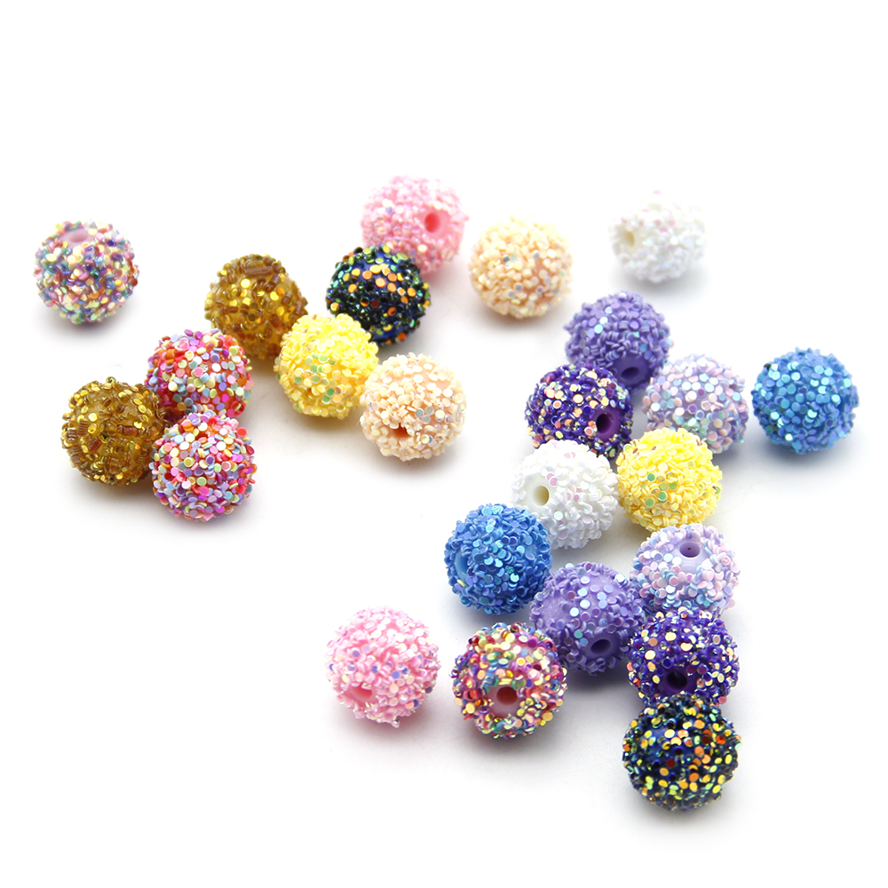5pcs/pack Glitter Resin Beads, - đánh giá và giá Resin Glitter Pack