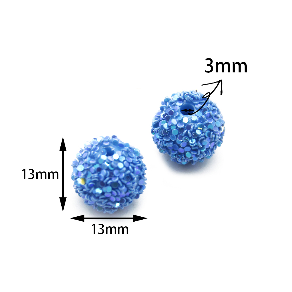 5pcs/pack Glitter Resin Beads, - đánh giá và giá Resin Glitter Pack