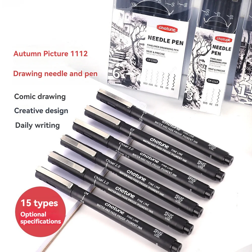 Black Micro Pens,15 Sizes,Wate - đánh giá và giá Copic Marker Sketch