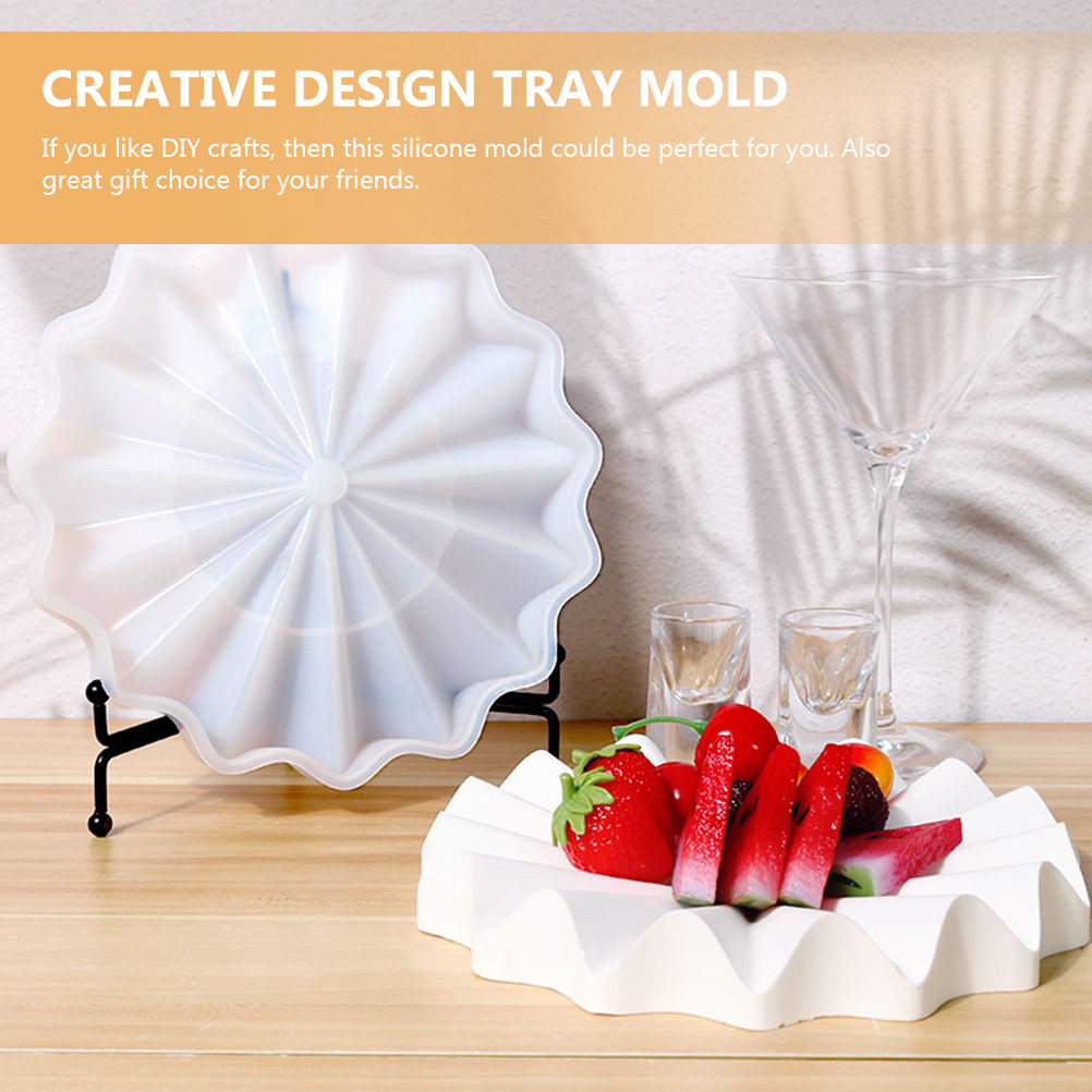 Premium Flexible Silicone Wave - đánh giá và giá Serving Tray Mold