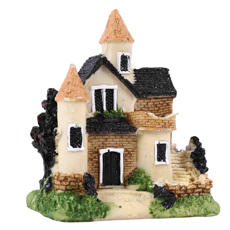 Cute Mini Resin House Miniatur - đánh giá và giá Crafting Resin
