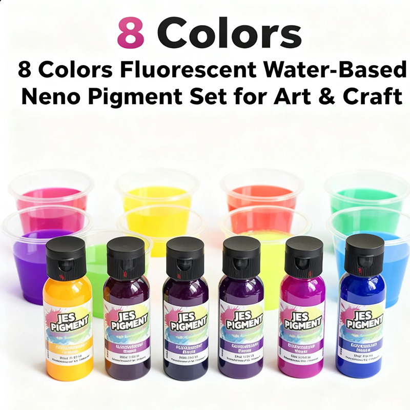 8colors/set fluorescent pigmen - đánh giá và giá Resin Pigment Set