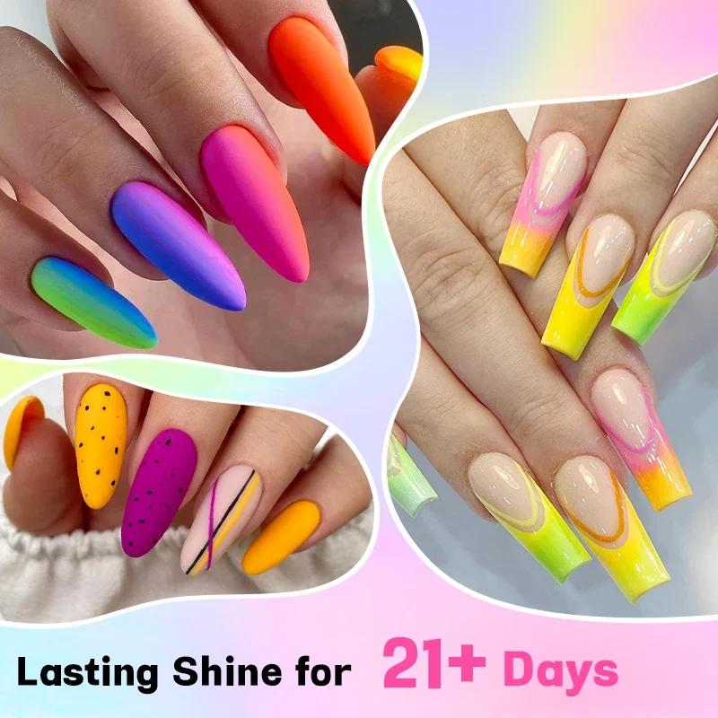 6Pcs/Set 10ML Gel Nail Polish  - đánh giá và giá Resin Glitter Pack