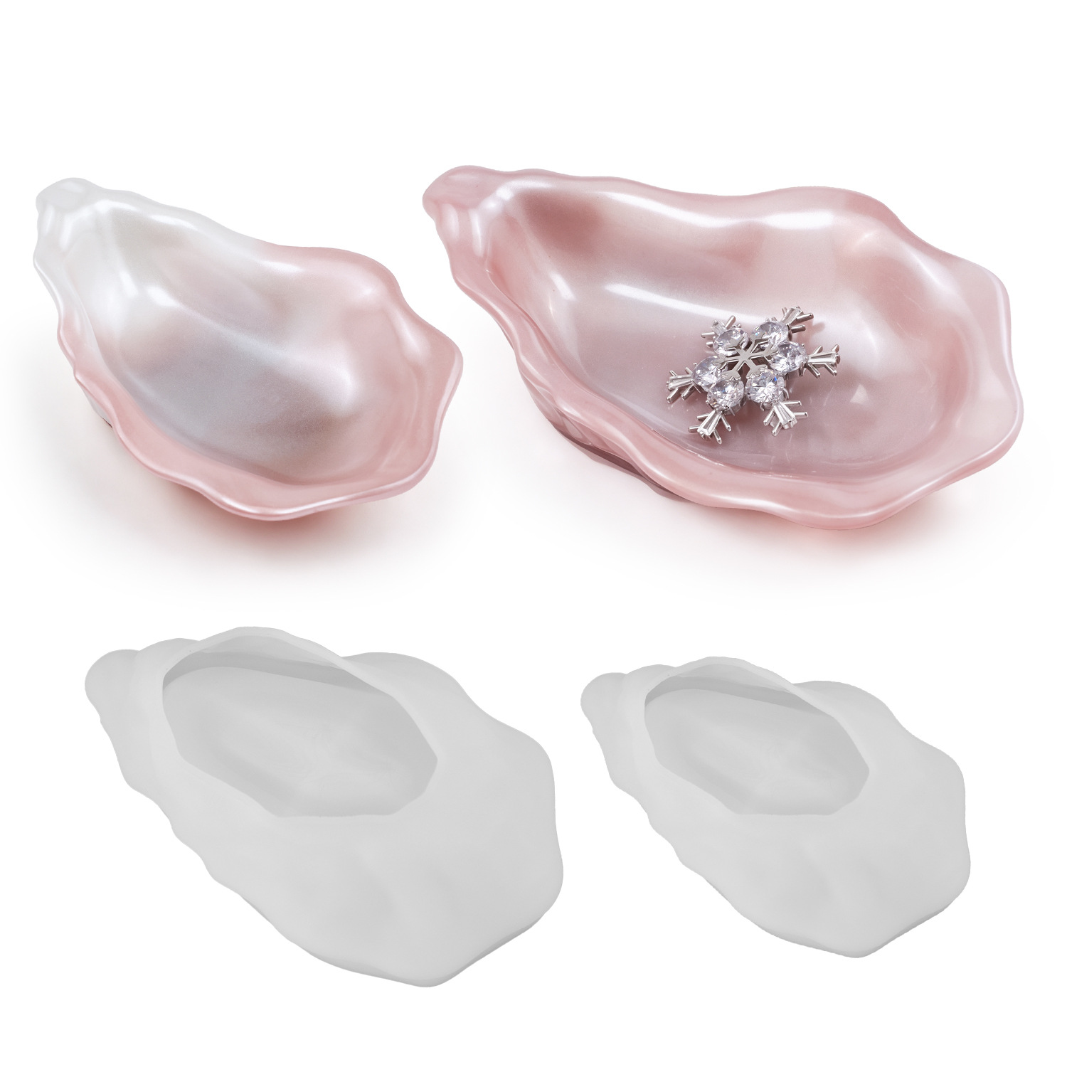 Oyster Shell Tray Silicone Mol - đánh giá và giá Serving Tray Mold