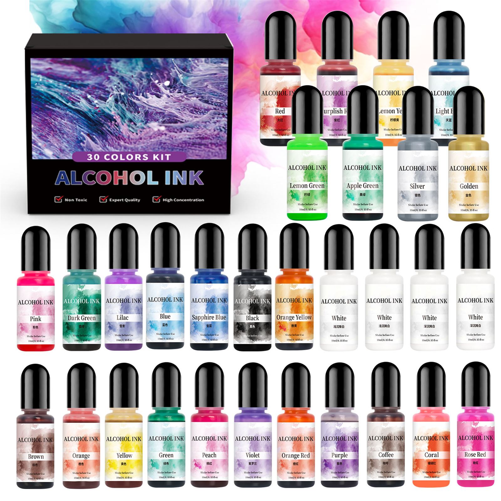 10Ml Essence Resin Alcohol Liq - đánh giá và giá Resin Dye Alcohol