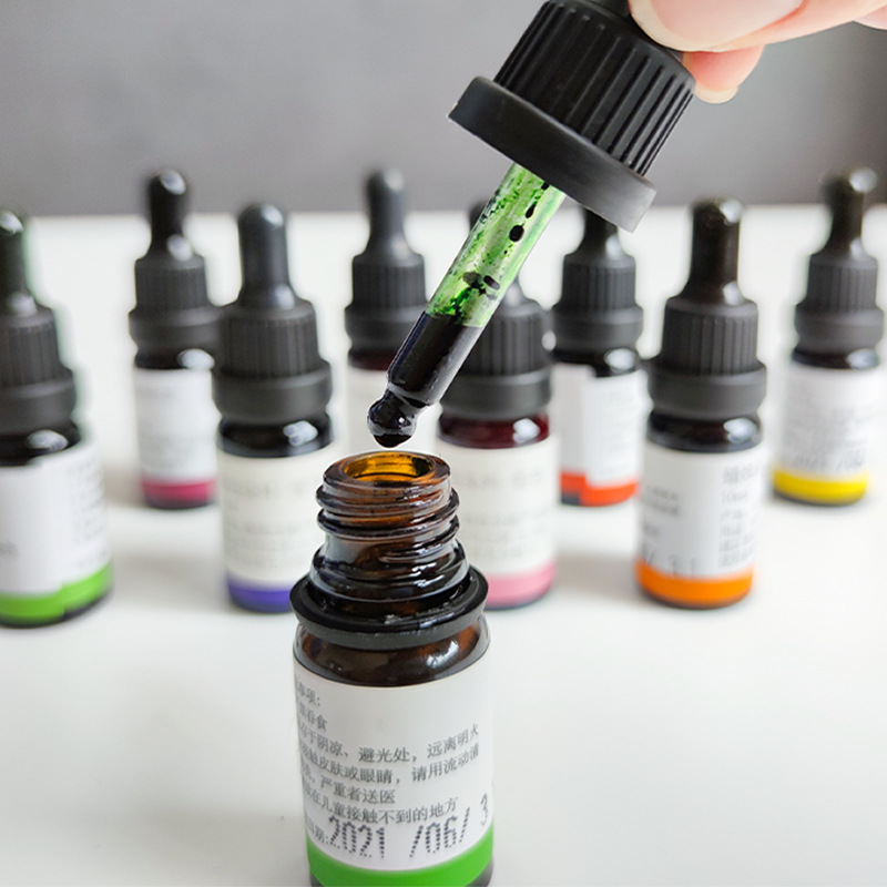 10ml Liquid Candle Dye High Co - đánh giá và giá Resin Pigment Set
