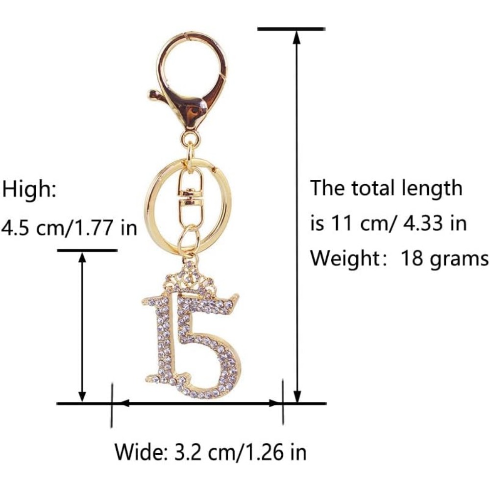 Glittering Number 15 Rhineston - đánh giá và giá Resin Glitter Pack