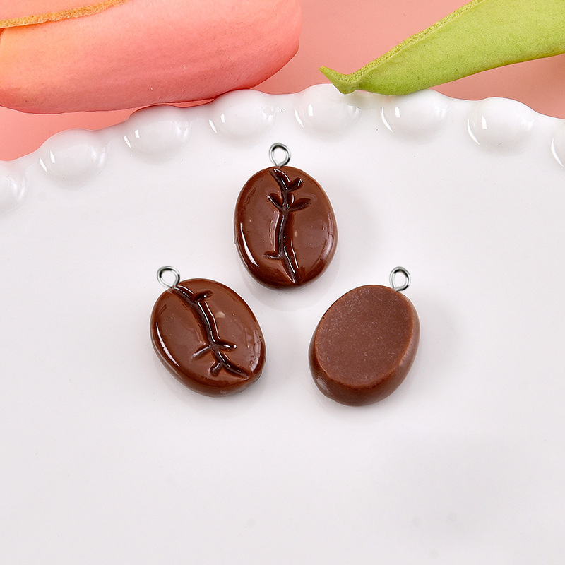 10pcs Coffee Beans Resin Penda - đánh giá và giá Resin Craft Projects
