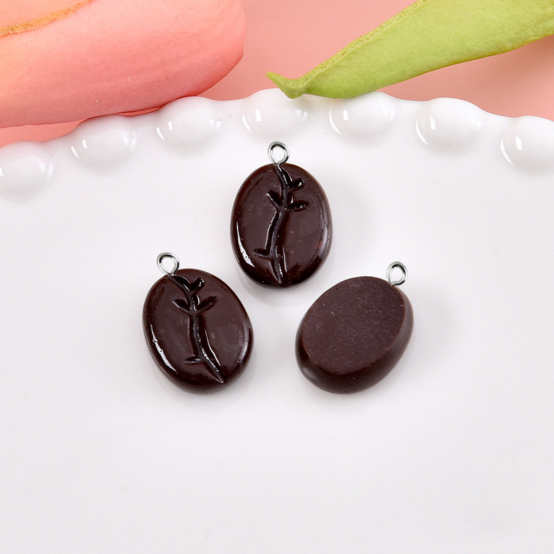 10pcs Coffee Beans Resin Penda - đánh giá và giá Resin Craft Projects