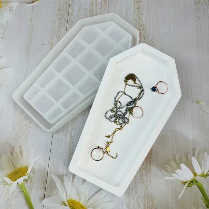 Halloween Coffin Resin Mold Tr - đánh giá và giá Serving Tray Mold