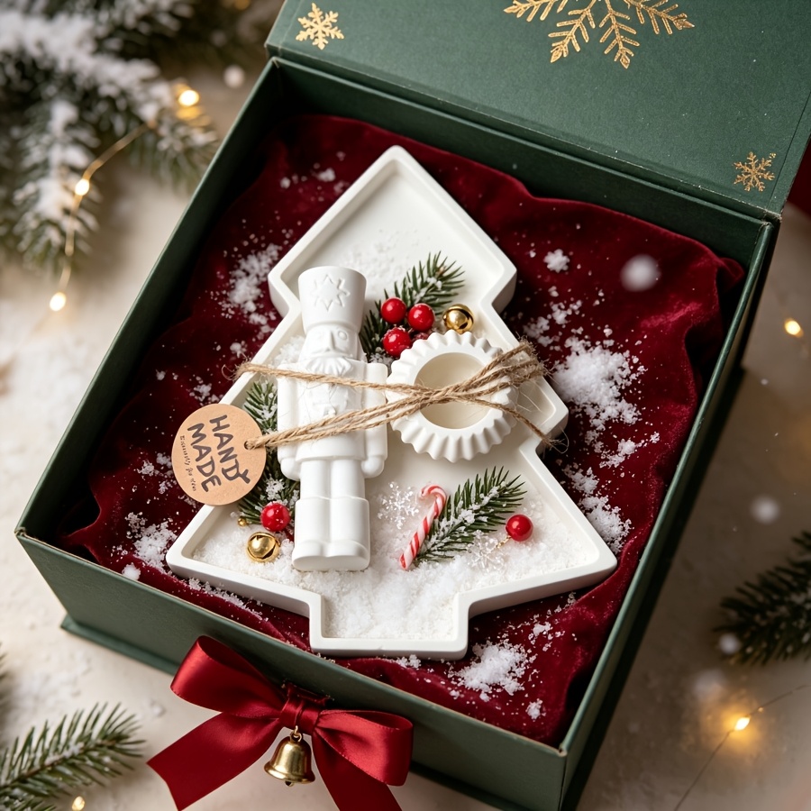 3pcs Nutcracker Soldier Spheri - đánh giá và giá Silicone Mold Tray