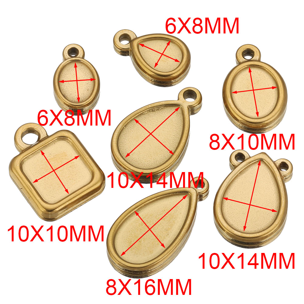 5pcs Stainless Steel Square Dr - đánh giá và giá Resin Craft Projects
