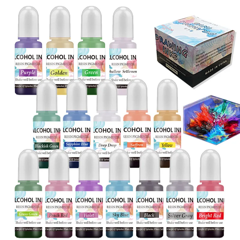 Color Pigment Set For Epoxy Re - đánh giá và giá Resin Pigment Set
