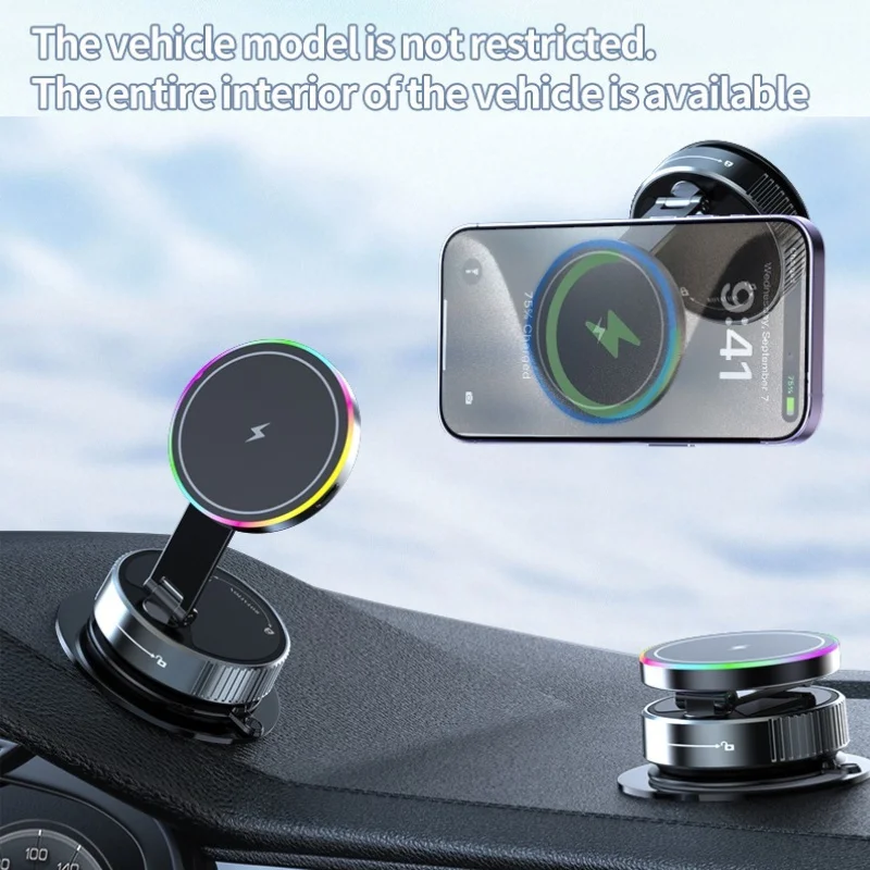 15W Wireless Car Charger Phone - đánh giá và giá Vacuum Chamber Small