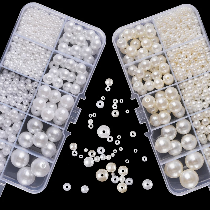 800pcs Artificial Faux Pearl R - đánh giá và giá Crafting Resin