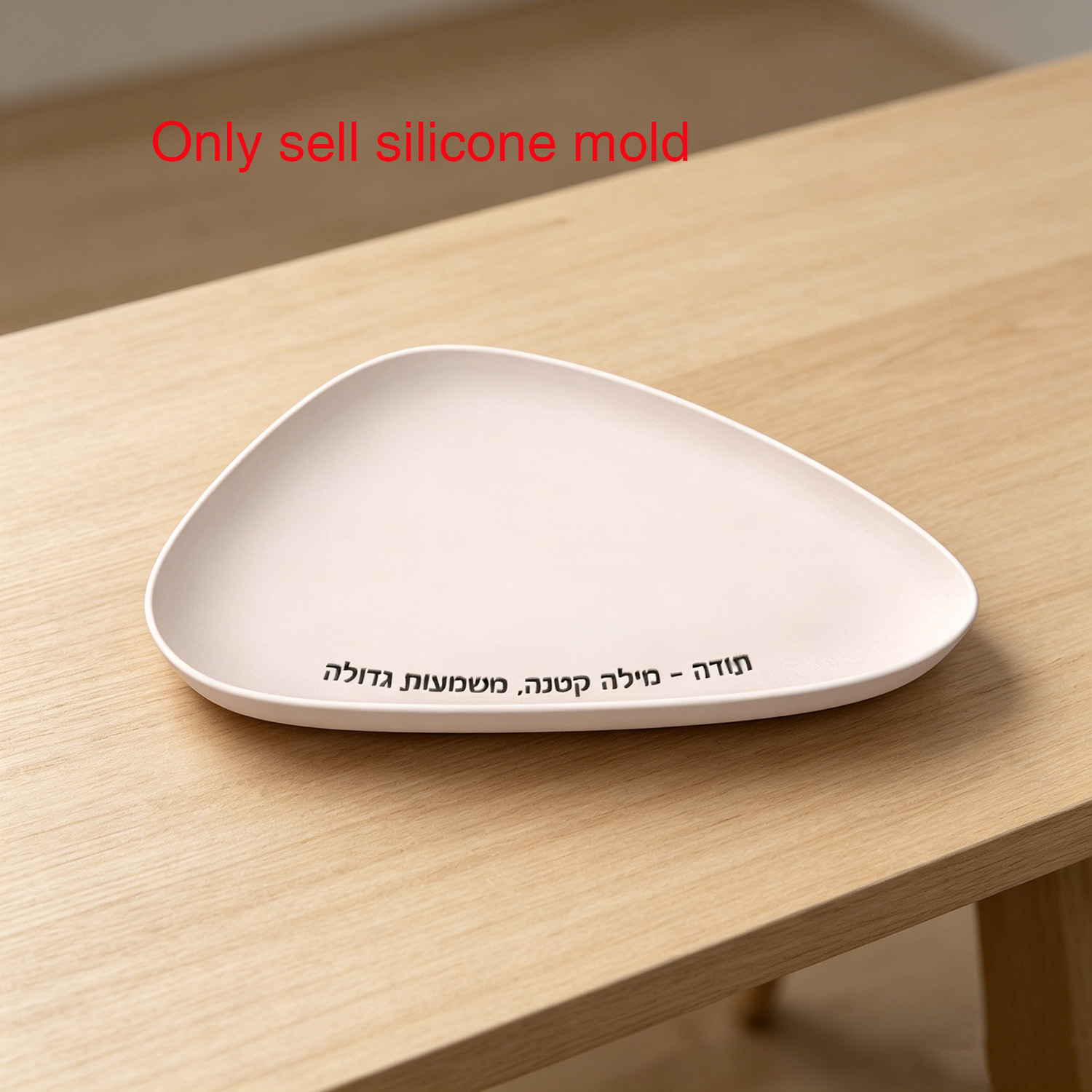 Silicone Tray Mold with Hebrew - đánh giá và giá Serving Tray Mold