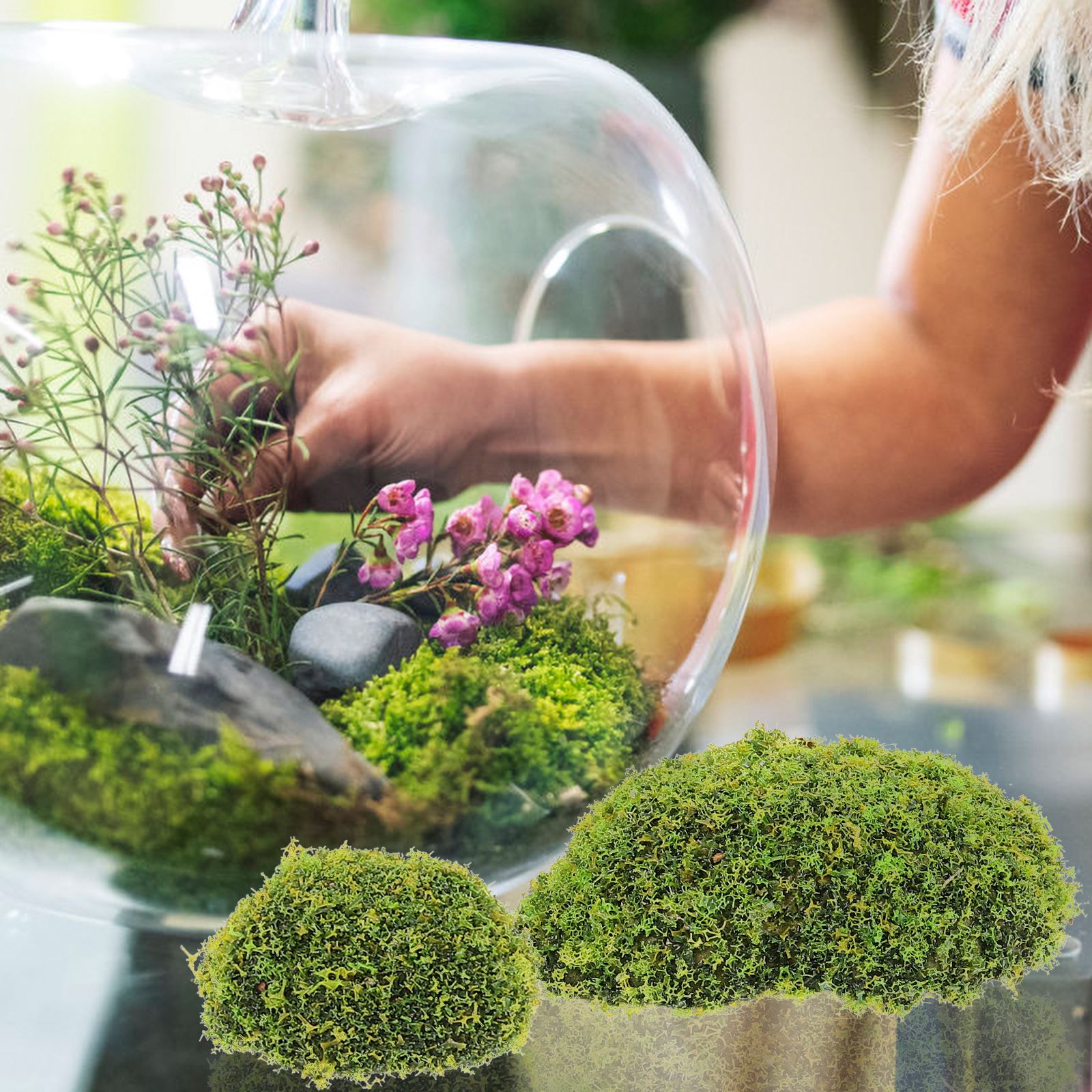 12pcs Artificial Moss RocksFak - đánh giá và giá Terrarium Moss Art