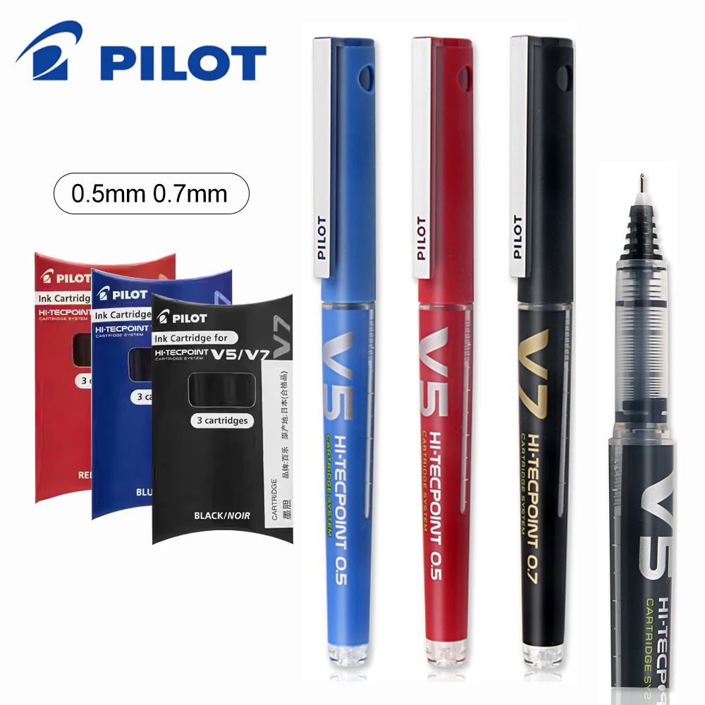 Japan Pilot V5/V7 Gel Pen Stra - đánh giá và giá Pilot Pen V5