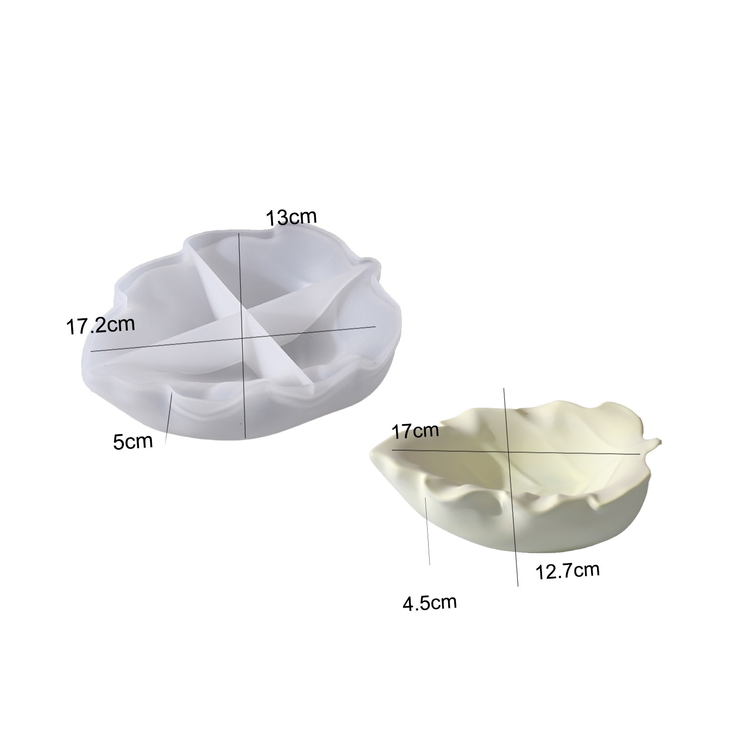 DIY epoxy resin mold leaf bowl - đánh giá và giá Silicone Mold Tray