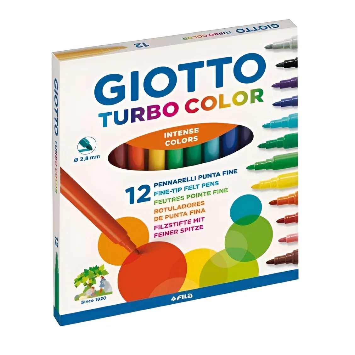 Fancy 12 Colors Washable Color - đánh giá và giá Copic Marker Sketch