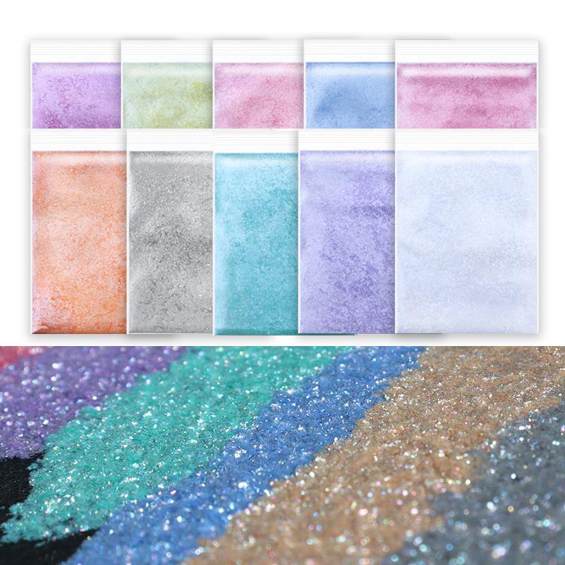 Diamond Sparkling Mica Powder  - đánh giá và giá Resin Pigment Set