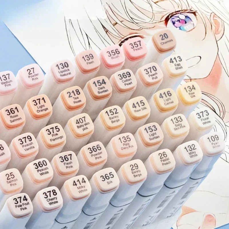 6/12/24/30 Colors Skin Tone Du - đánh giá và giá Copic Marker Sketch