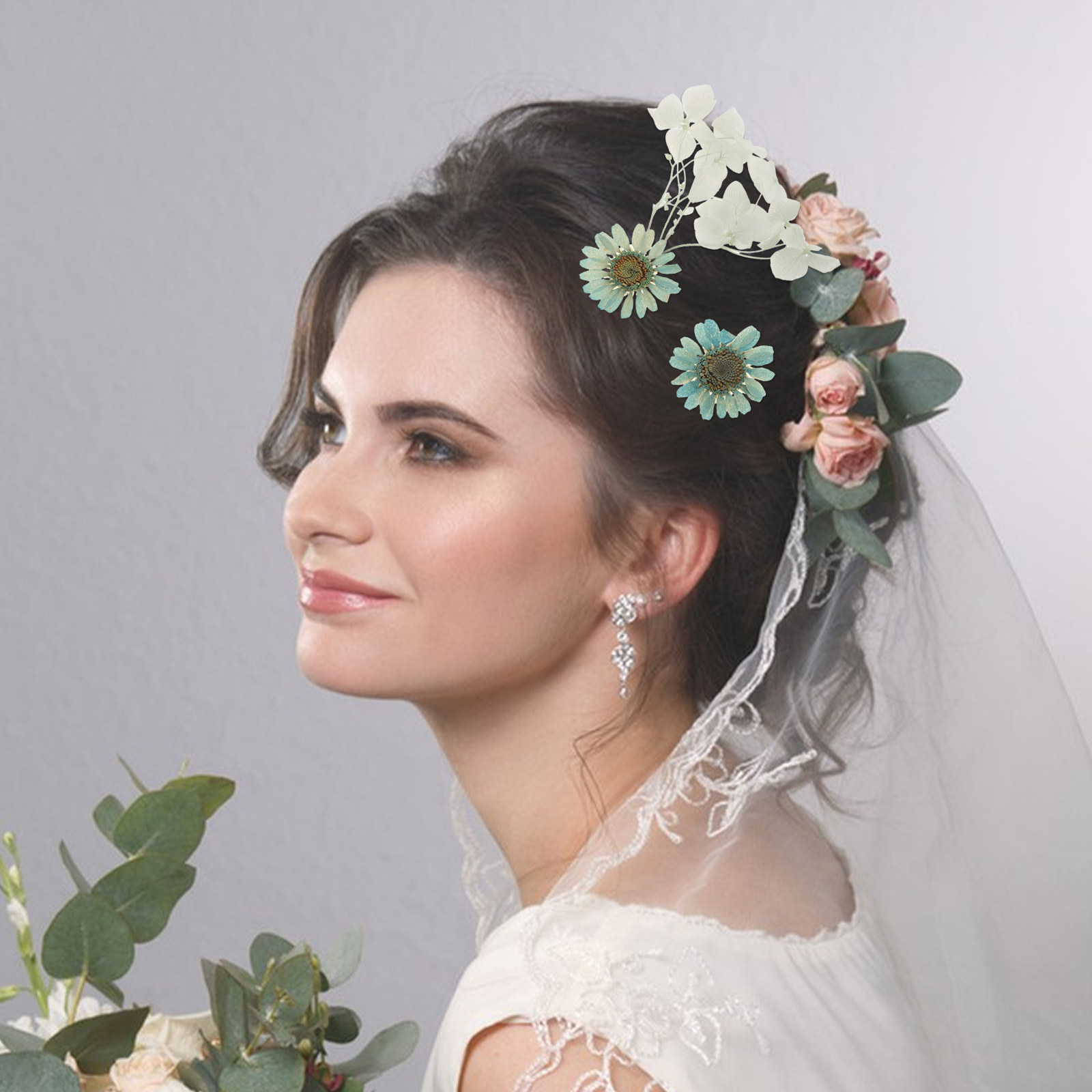 DIY Bridal Headpiece Dried Flo - đánh giá và giá Crafting Resin