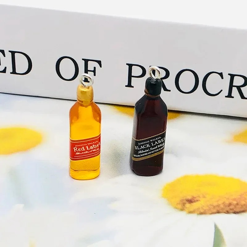 10Pcs Tiny Wine Bar Bottle Res - đánh giá và giá Resin Craft Projects