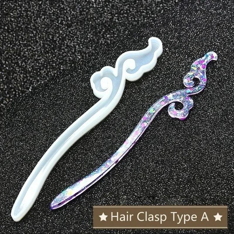 New Transparent Hairpin Silico - đánh giá và giá Resin Craft Projects