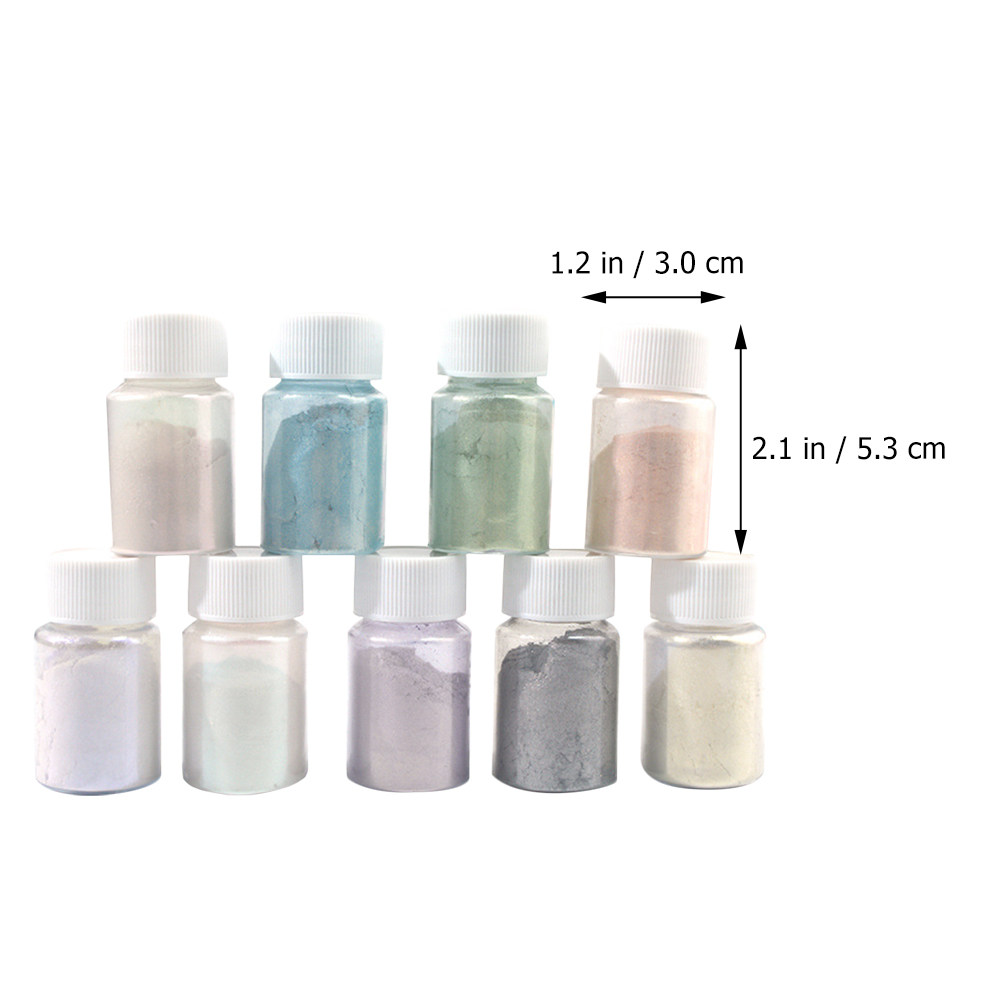 9Pcs Exquisite Mica Pigment Po - đánh giá và giá Resin Pigment Set