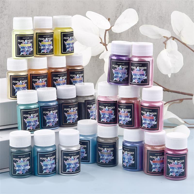6/24/30Colors Epoxy Resin Dye  - đánh giá và giá Resin Pigment Set