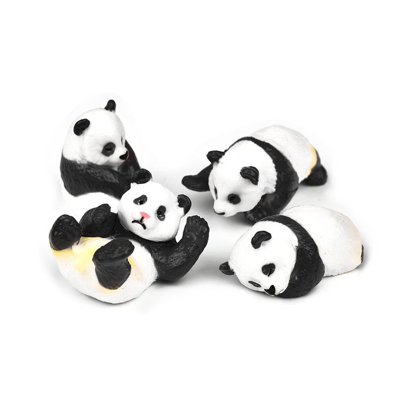 4pcs/Set Cute Panda Moss Micro - đánh giá và giá Terrarium Moss Art