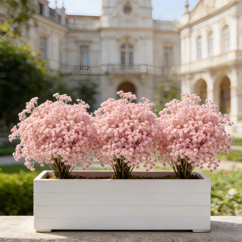 130-Stem Pink Gypsophila Artif - đánh giá và giá Dried Flower Bulk