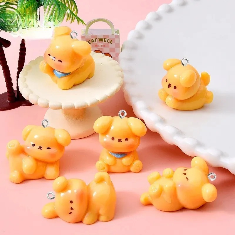 10Pcs Cute Cartoon Dog Acrylic - đánh giá và giá Resin Craft Projects