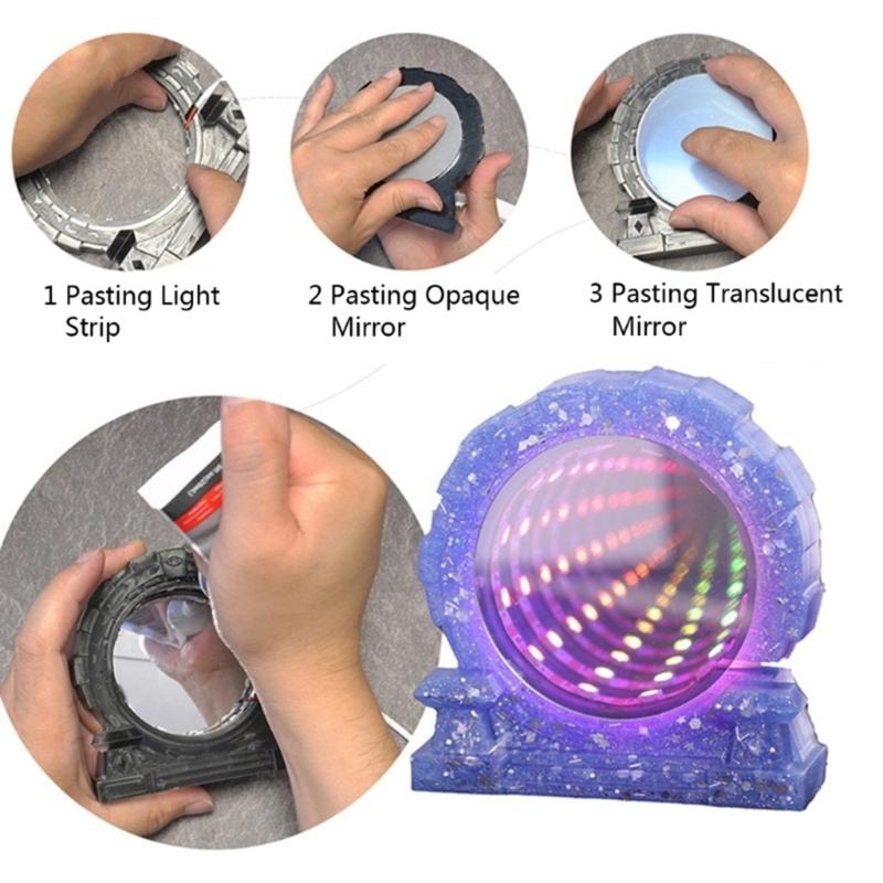 Khuôn đúc silicone gương Abyss - đánh giá và giá Resin Craft Genshin